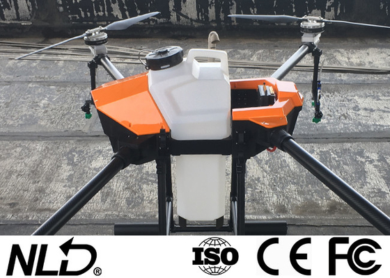UAV Crop Spraying Drone 4 Rotors 20L Pesticide Tank