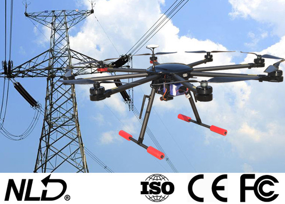 FCC CE Power Line Drone For Survey Remote Control Drone Powerline Inspection