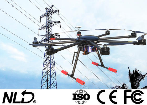 Empty Weight 4kg Powerline Inspection Drone For Overhead Line Construction