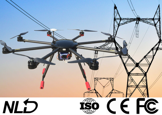 NPA-805H Powerline Inspection Drone With GPS Flying Speed 0-15m/Min