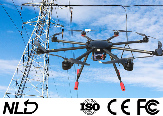 Horizontal Folding Powerline Drone 0-1000m Flight Height