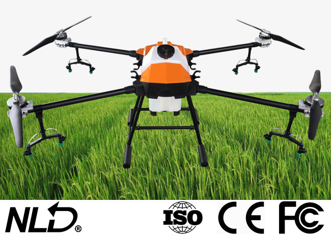 UAV Crop Spraying Drone 4 Rotors 20L Pesticide Tank