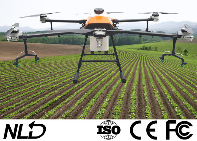 6 Rotors Insecticide Spraying Drone With FPV Camera Remote Control Farm Drone Sprayer